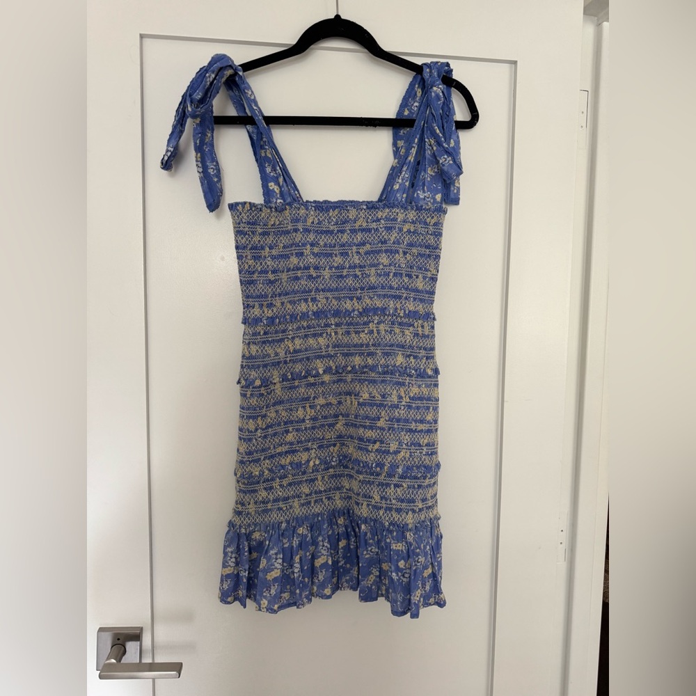 For love and lemons Blue and White Floral Dress